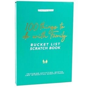 Bucket list book scratch off family times things to do memory keeper NEW Gift
